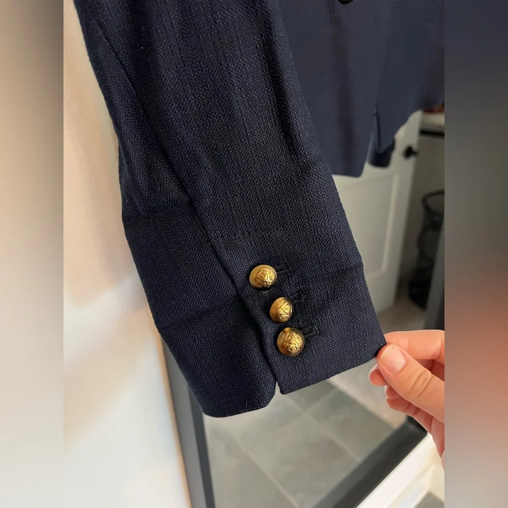 [Banana Republic] NWOT Navy Cutaway Blazer - Picture 7 of 12